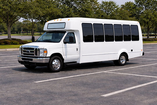 20-passenger minibus available for charter in Dalton, GA
