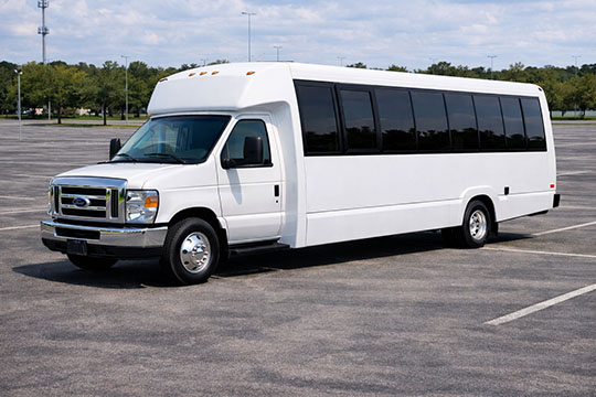 25-passenger minibus available for charter in Dalton, GA